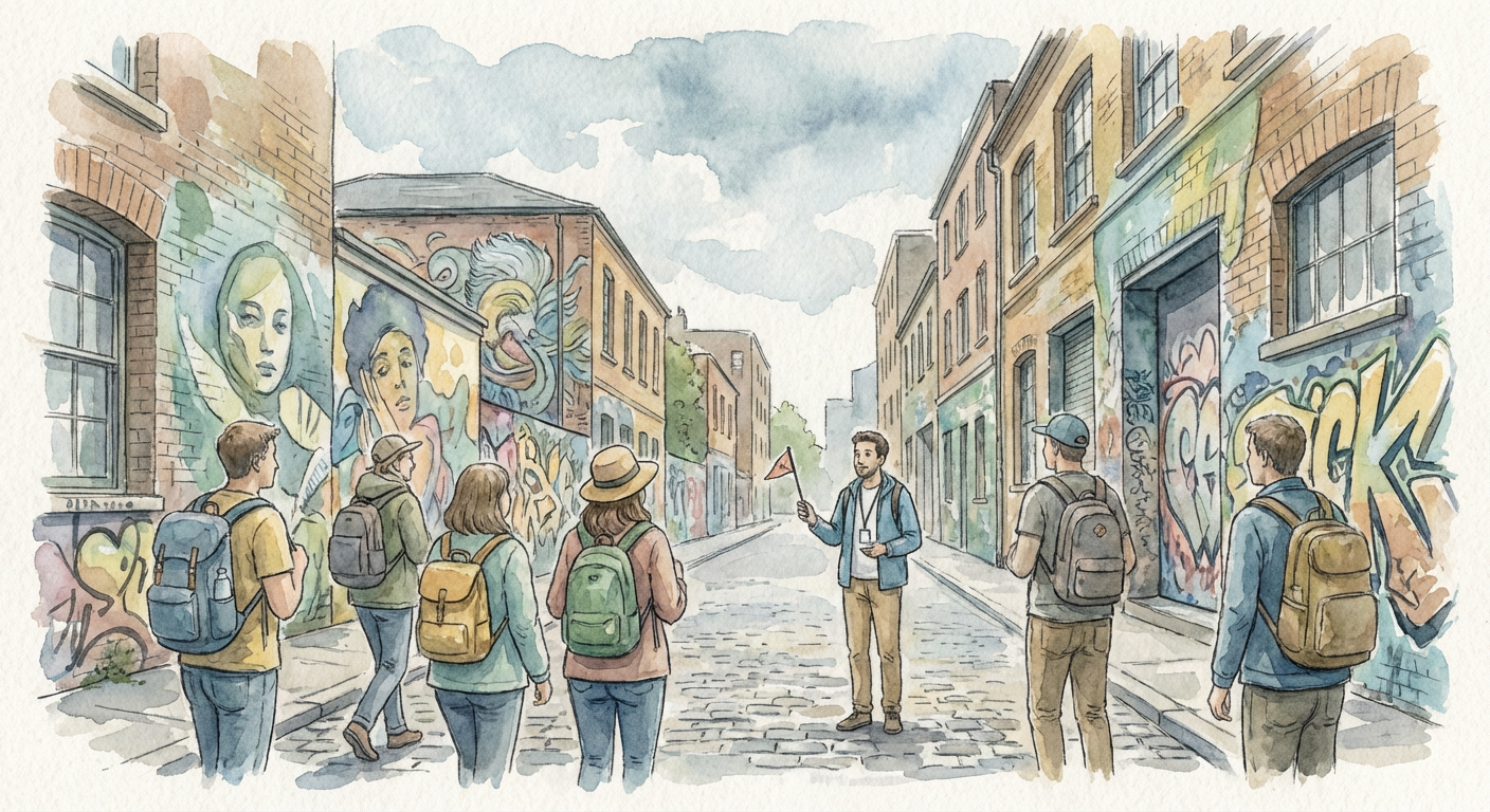 Illustration for From Rebellion to Revenue: How Street Art Transformed from Underground Movement to Urban Currency