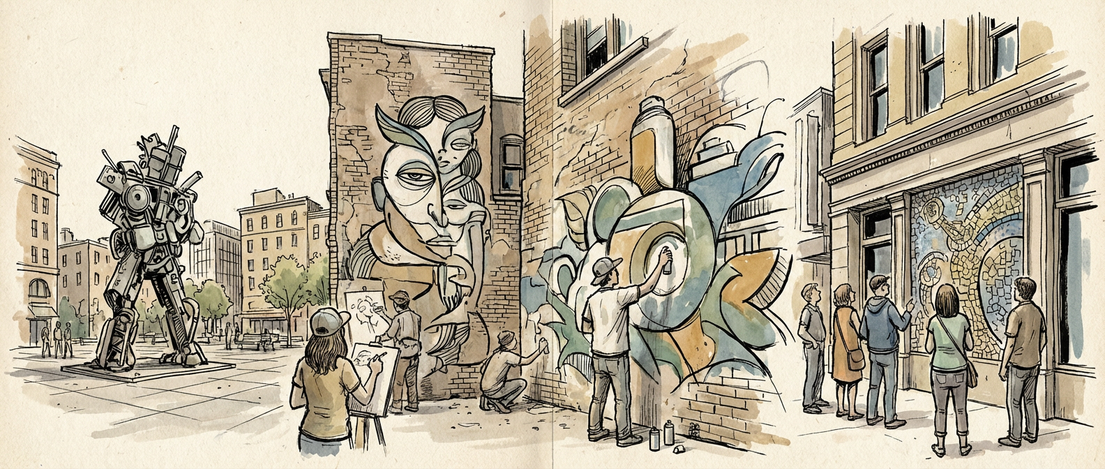 From Spray Cans to Smart Cities: The Craft Evolution of Public Art